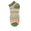 Warm Woolen Block Knitting Ankle Socks - Women's Sizes Adult Medium from the Sock Panda - 3 of 3