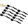 Unique Bargains Women's Adjustable Elastic Band Bra Straps Black 0.5cm Width 5 Pairs - 2 of 4