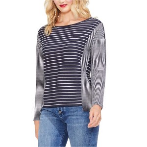 Vince Camuto Womens Colorblocked Basic T-Shirt - 1 of 1