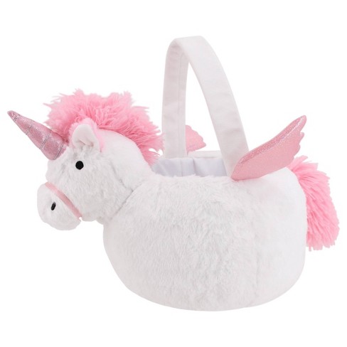 8 Plush Easter Basket Unicorn - Spritz™ : Target