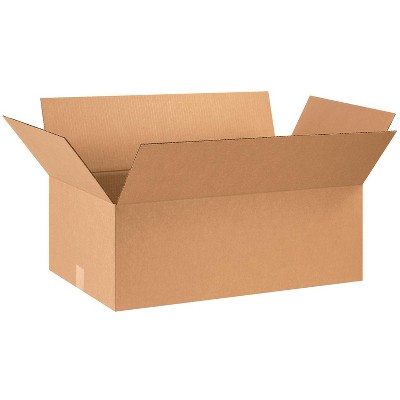 The Packaging Wholesalers Corrugated Boxes 28" x 16" x 10" Kraft 20/Bundle BS281610
