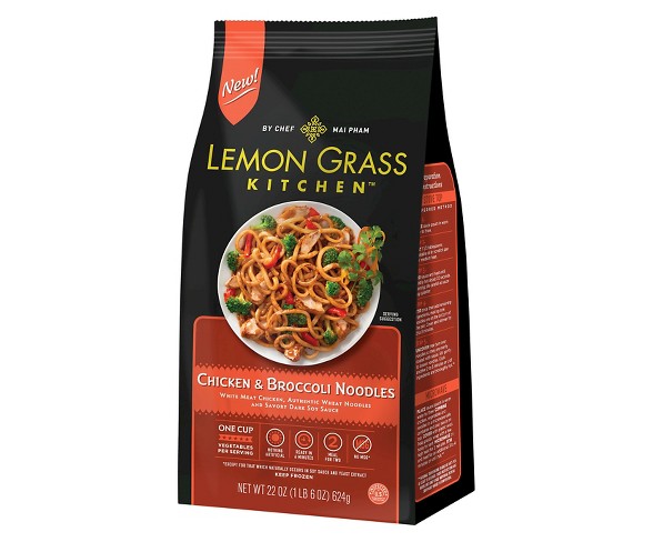 Lemon Grass Kitchen Chicken & Broccoli Frozen Noodles - 22oz