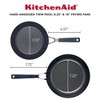 KitchenAid 2pk Hard Anodized Nonstick Skillets Black: Fry Pans, Even-Heating, Silicone & Stainless Steel Handles, Oven-Safe - image 2 of 4