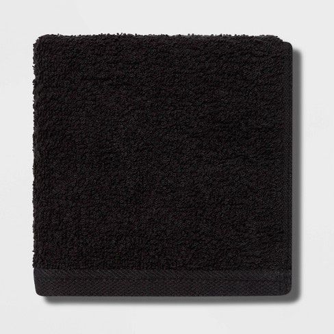 Everyday Washcloth Black - Room Essentials™