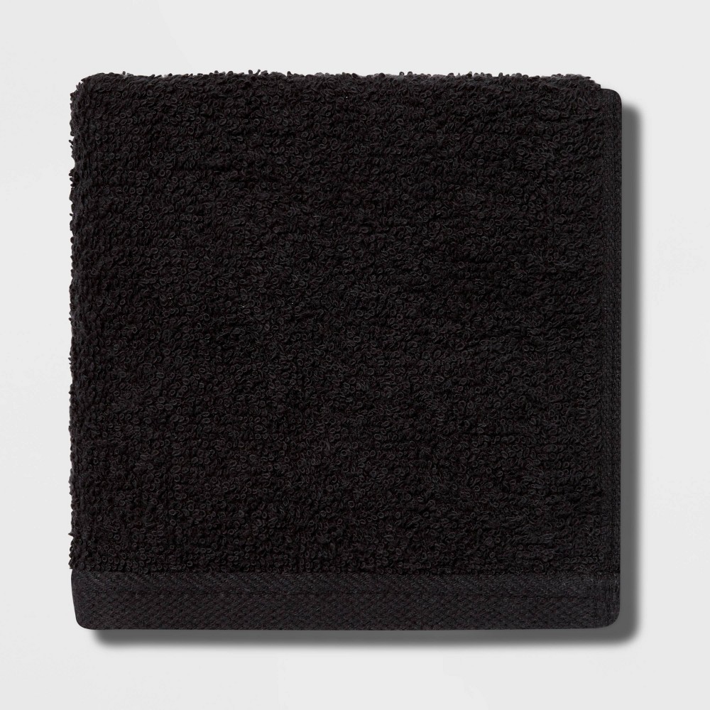 Everyday Washcloth Black - Room Essentials
