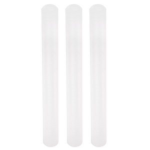 Unique Bargains Non-Stick Smooth Plastic Round Head Fondant Baking Rolling Pin 3 Pcs - 1 of 4