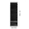 Over The Door Shoe Organizer, 8-Tier Hanging Shoe Rack, Wall Mount Shoe Storage with 4 Metal Hook and Large Deep Pockets - 2 of 4
