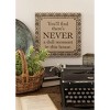 Heritage Lace 14.5" Downton Abbey "Never a Dull Moment" British Decorative Damask Hanging Wall Art - 2 of 2