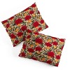 Deny Designs Full/Queen Avenie Yuletide Bright Duvet Cover and Pillow Sham Green - 4 of 4