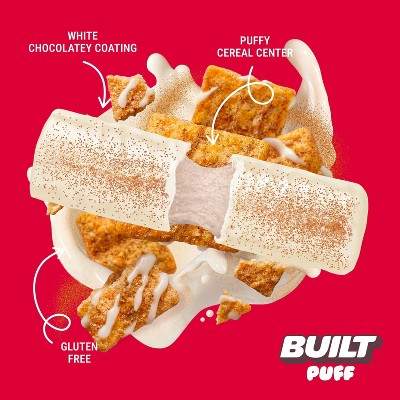 Built Bar Cinnamon Cereal Puff Protein Bars - 17g protein - 5.78oz/4ct