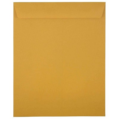 JAM Paper Open End Catalog Envelopes 11.5" x 14.5" Brown Kraft Manila 313011452