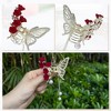 Unique Bargains Women's Flower Butterfly Tassel Hair Clips and Pins Gold Tone 2 Pcs - 4 of 4