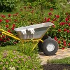Yaheetech 4pcs Garden Sack Cart Wheel, Black - 2 of 4