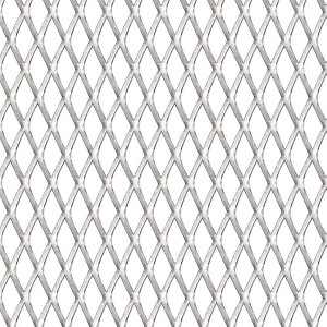 vidaXL Garden Wire Fence Stainless Steel 19.7"x19.7" 1.2"x0.7"x0.1" - 1 of 3