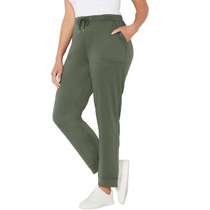 Catherines Cloud Knit French Terry Jogger Sweatpant - 1 of 4