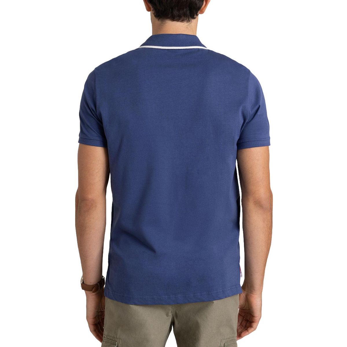 U.S. Polo Assn. Men's Slim Fit Peached Jersey Polo Shirt with Applique - thumbnail 5
