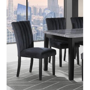 PAGED Bar Stools Set of 2, Modern Upholstered Counter Height Bar Chair with Back and Nailhead Trim for Bar, Kitchen, Dining Room - 1 of 4