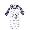 Touched by Nature Infant Boys Organic Cotton Gowns, Lighthouse Seagull - 2 of 4
