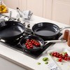 ZWILLING Motion Ceramic Hard Anodized 3-pc Aluminum Nonstick Fry Pan Set - 3 of 4