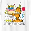 Women's - Garfield - I Live For Birthday's Short Sleeve Graphic T-Shirt - 2 of 4