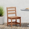 WestinTrends Ashore Outdoor HDPE Patio Classic Armless Dining Side Chair, Gray - 2 of 4