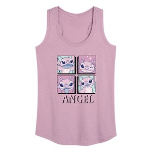 Women's - Disney - Lilo & Stitch Graphic Racerback Tank - 1 of 4