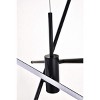 Elegant Lighting Sonya 3 Light Black Pendant - 4 of 4