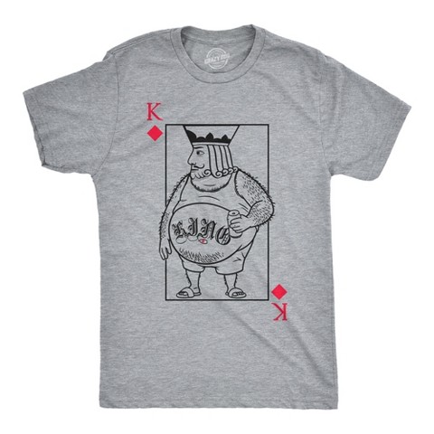 Мужские футболки Crazy Dog T-Shirts, Inc. Mens Funny T Shirts Lonely King Of Diamonds Sarcastic Playing Card Graphic Novelty Tee for Men - Crazy Dog Men's T Shirt With Sarcastic Sayings M