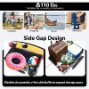 Bike Cargo Trailer, 110lbs Load Capacity, Heavy-Duty Bicycle Wagon Cart, Compact Storage, Universal Safe Hitch System, Featuring upgraded Fat tires - 3 of 4