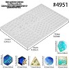 JDICTION 2-Piece Cabochon Resin Mold Set For Mosaic Tile Epoxy Casting And Jewelry Making - 3 of 4