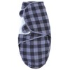Hudson Baby Infant Boy Quilted Cotton Swaddle Wrap 3pk, Moose Bear, 0-3 Months - 4 of 4