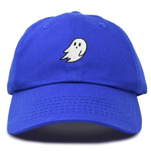Dalix Ghost Embroidered Mens Womens Cotton Dad Hat Baseball Cap Adjustable - 1 of 4