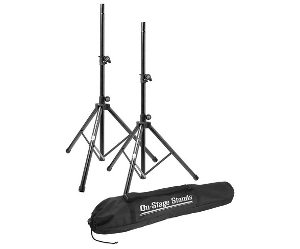 On-Stage All-Aluminum Speaker Stand Pack
