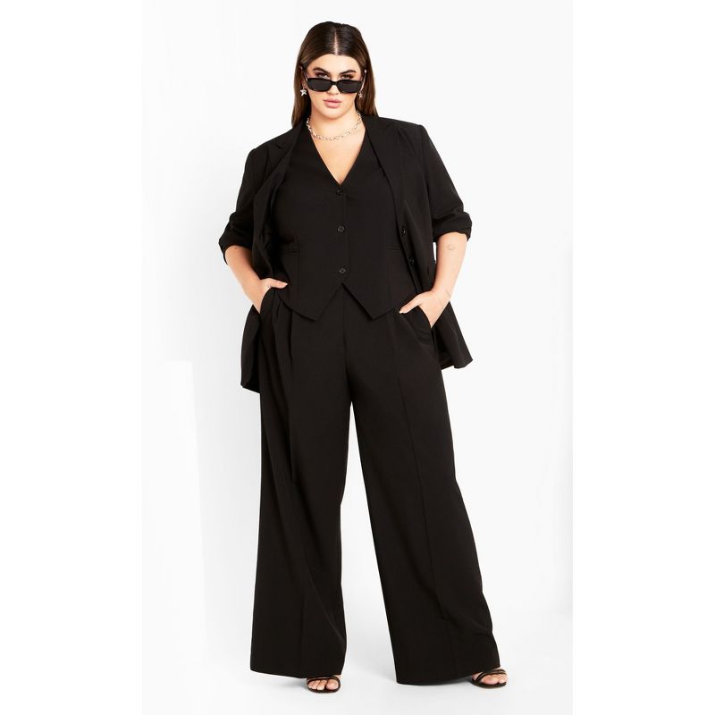 Women's Plus Size Jazmin Jacket - black | CITY CHIC, 2 of 11