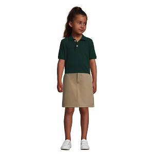 Lands' End School Uniform Kids Short Sleeve Mesh Polo Shirt - 1 of 4