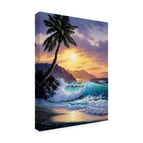 Trademark Fine Art  Anthony Casay 'sunset Coast 7' Canvas Art : Target