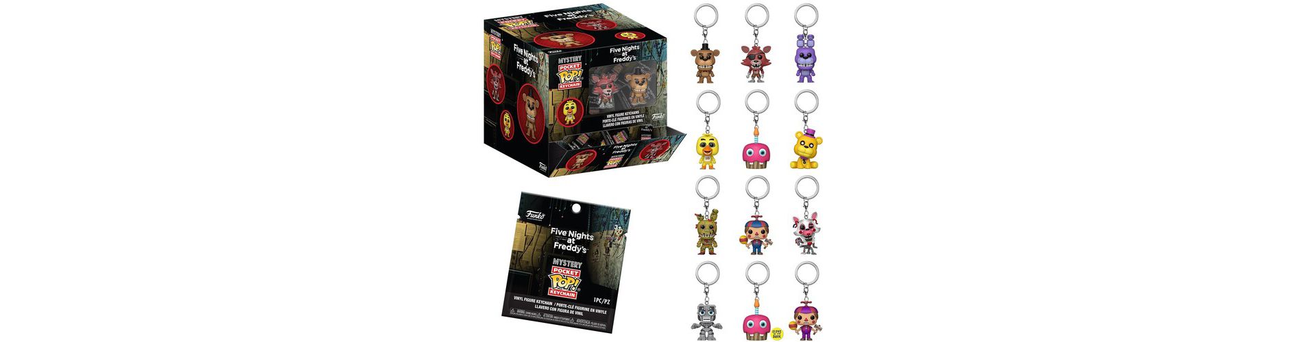 Funko - Funko Keychain: Five Nights at Freddy's Classic (One Random Keychain Per Purchase)