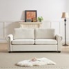 83.8'' Polyester Convertible Pullout Sofa Bed with Folding Mattress, 2-in-1 Function and High-Density Foam - 2 of 4