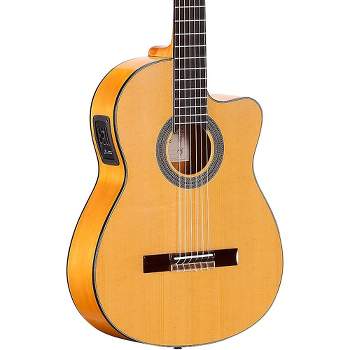 Ashthorpe Full-Size Cutaway Thinline Acoustic-Electric Guitar Package -  Premium Tonewoods - Red : : Musical Instruments, Stage & Studio
