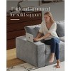 HipyMo L-Shape Modular Compression Sofa with High-Density Sponge, Corduroy Fabric & Stainless Steel - 4 of 4