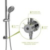 DOMETOUR Shower Set - 10inch Overhead Shower and Hand Shower, Round Shower Set, Dual Shower Heads, Chrome - 4 of 4