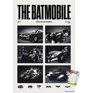 Trends International DC Comics Batman: The Batmobile Fear The Streets Unframed Wall Poster Prints - 1 of 4