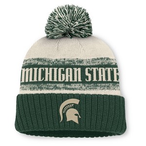 NCAA Michigan State Spartans Cuffed Pom Beanie - 1 of 4