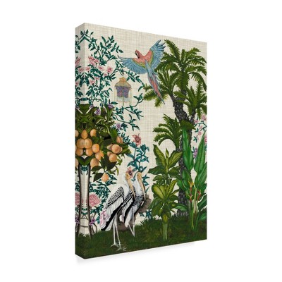 Trademark Fine Art -Naomi Mccavitt 'Paradis Chinoiserie Ii' Canvas Art