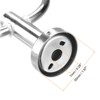 Unique Bargains Round Stainless Steel Bathroom Wall Mounted Towel Ring with Screw - 4 of 4