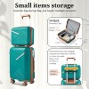 KWPZQEB 4 piece Luggage Set Expandable Suitcase (14/20/24/28), Hardshell Suitcases with Spinner Wheels, TSA Lock - 2 of 4