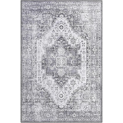 Acekool  Rug - Machine Washable Non-Slip Indoor Carpet for Living Room & Bedroom