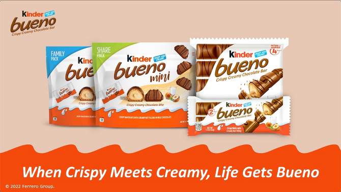Kinder Bueno Minis Candy Family Pack - 9.5oz, 2 of 9, play video