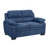 NicBex Loveseat Sofa Mid-Century Modern 1pc Loveseat with Tufted Button Back and Wood Frame 2 Seater Sofa Couch for Living Room,Bedroom - image 3 of 4