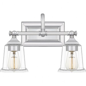 Quoizel Lighting Nicholas 2 - Light Vanity in  Polished Chrome - 1 of 4